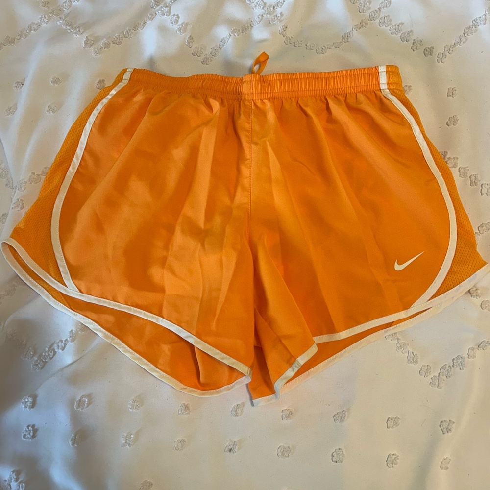 Nike kids orange shorts